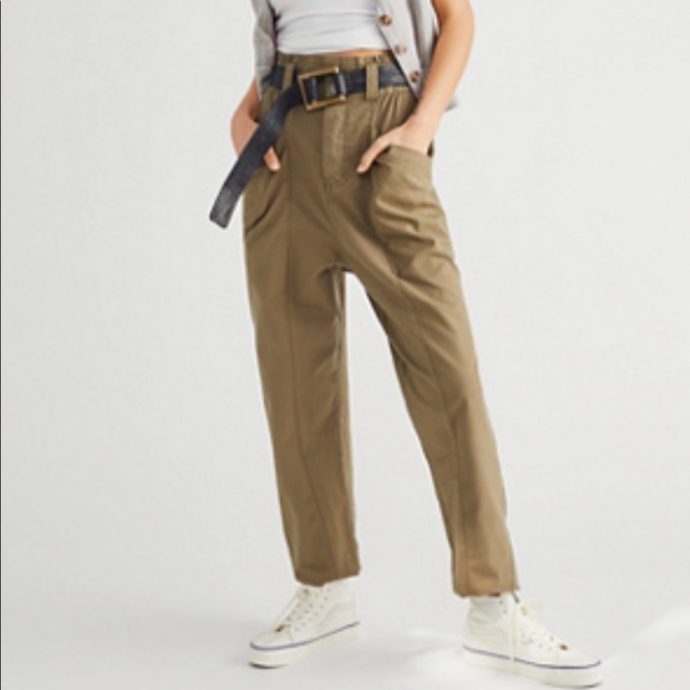 Free People Ready to Run Cinch Waist Pants